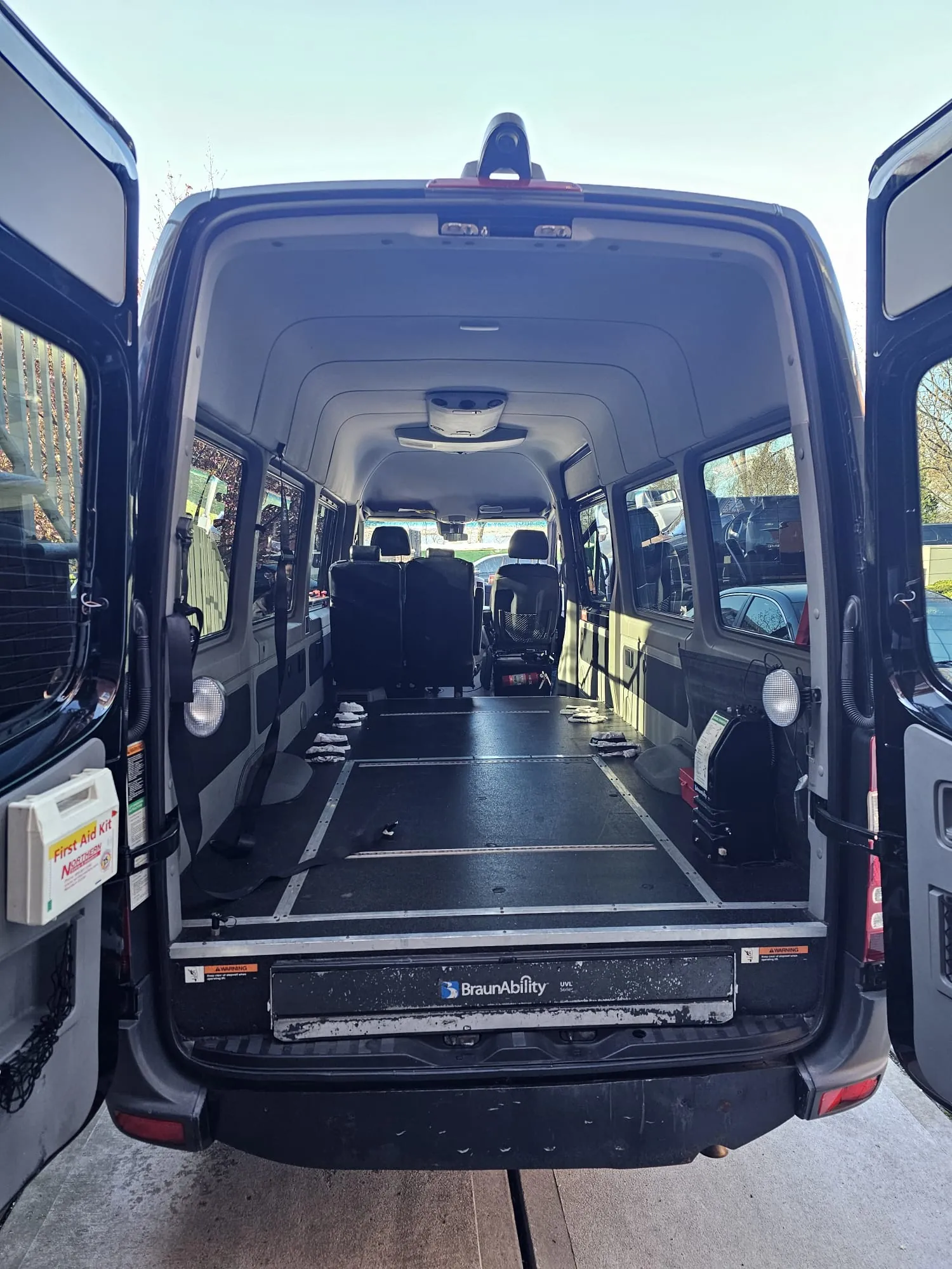 ADA / wheelchair-accessible Sprinter interior